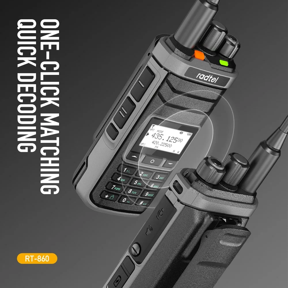 Radtel RT-860 マルチバンドアマチュア無線 HF UHF VHF デュアル