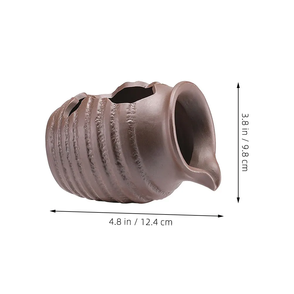 Water Fountain Ceramic Jar Water Fountain Fish Tank Water Dispenser Aquarium Waterfall Filter Roller Decoration