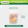 Food Storage Containers [240 Set] 24 oz Plastic Deli Containers with Lids, Slime, Soup, Meal Prep Containers 3
