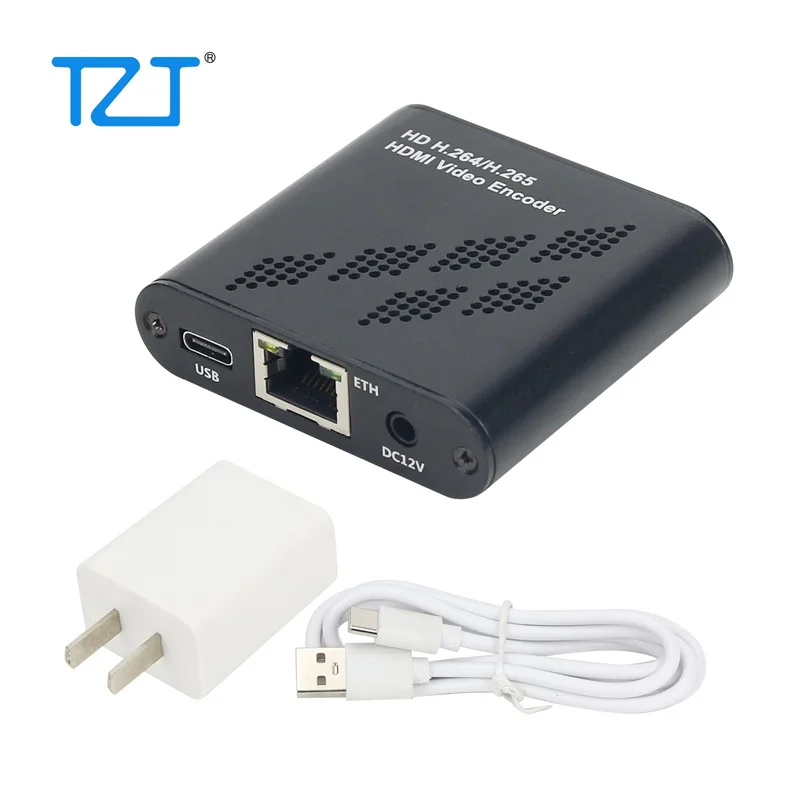 

TZT TinyENC1 Video Encoder Live Streaming Encoder HD H.264/H.265 HDMI Video Encoder 1080P RTSP RTMP