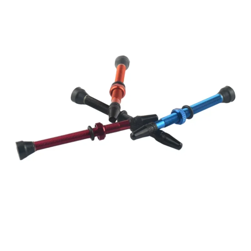 Bicycle Tubeless Valve 1Pair 48mm 60mm Presta Valve for Road MTB Bicycle Tubeless Tires Brass Core Alloy Stem Tubeless Sealant Compatible