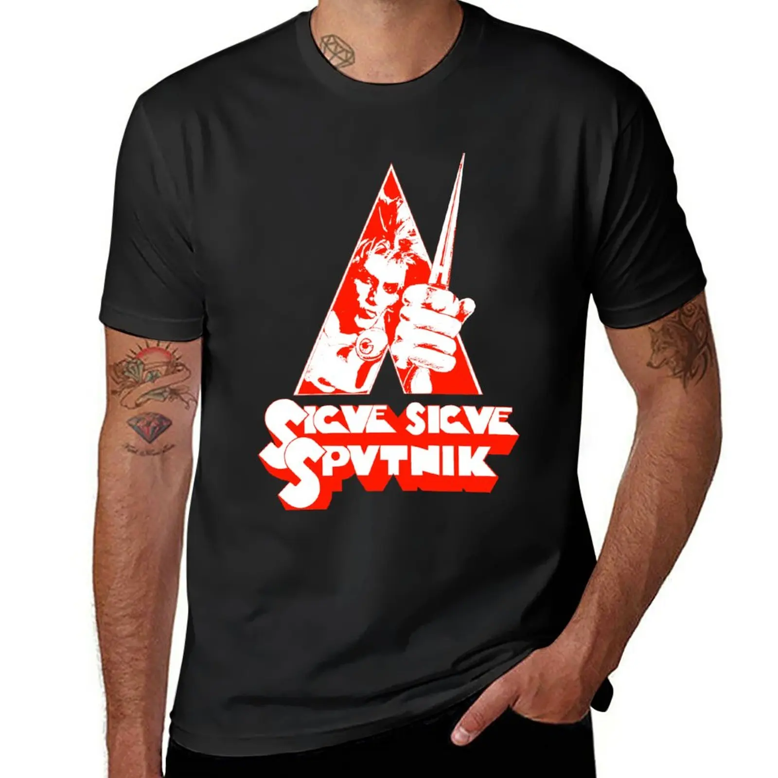 

New Sigue Sigue Sputnik - A Clockwork Sputnik T-Shirt oversized t shirt boys animal print shirt big and tall t shirts for men