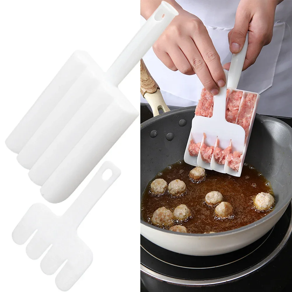 Dur-able Kitchen Meatball Maker Set Balls Mold Convenient Kitchen Accessories Tool Light Meatball Maker Plastic Spoon Tools