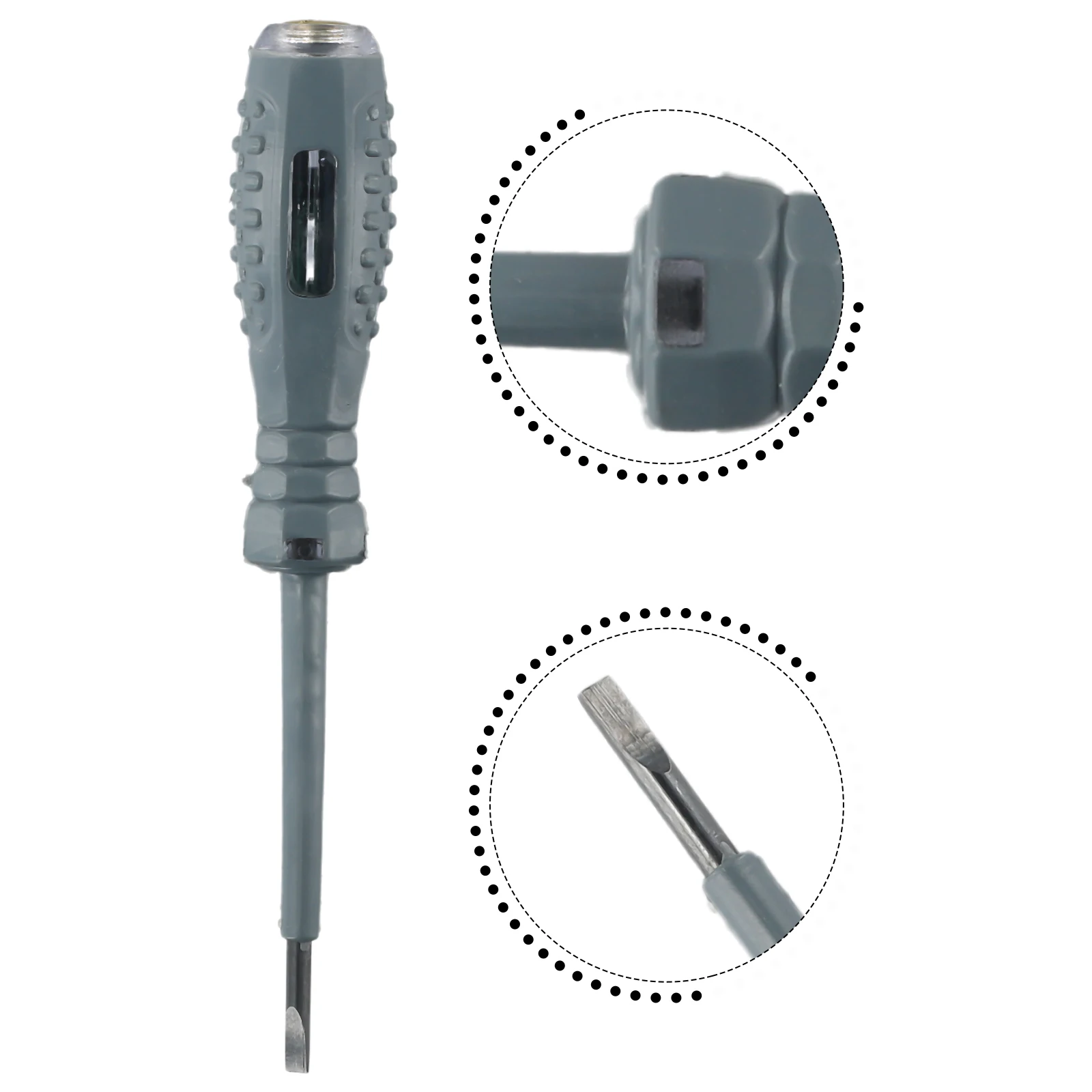 

Hand Tool Electric Pencil ABS Plastic HighLight Screwdriver Slotted Tester Pen Chrome Vanadium Steel Replacement