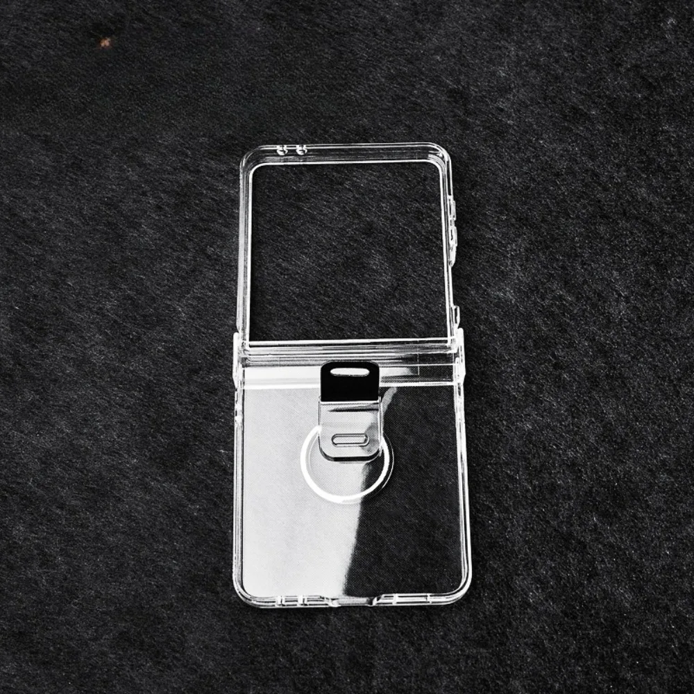 Transparent Ring Hinge Shockproof Phone Case