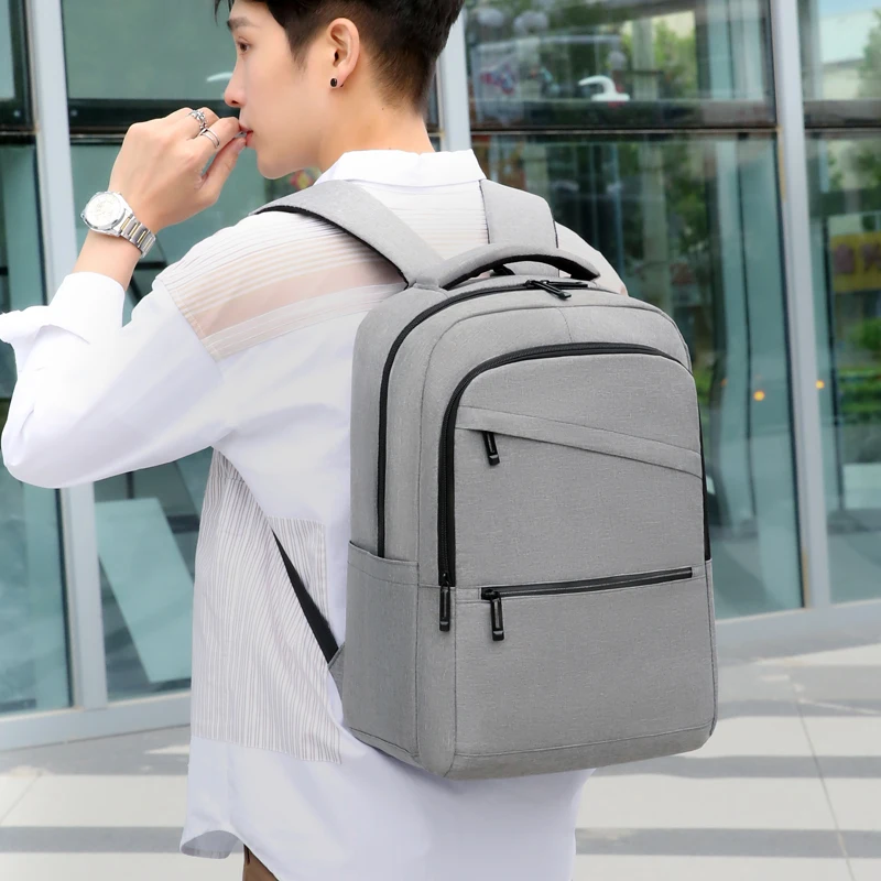 New Fashion Backpack Oxford Cloth Waterproof Multifunctional Handbag Large Capacity Laptop Bag 15'6 Unisex With USB Travel Bag