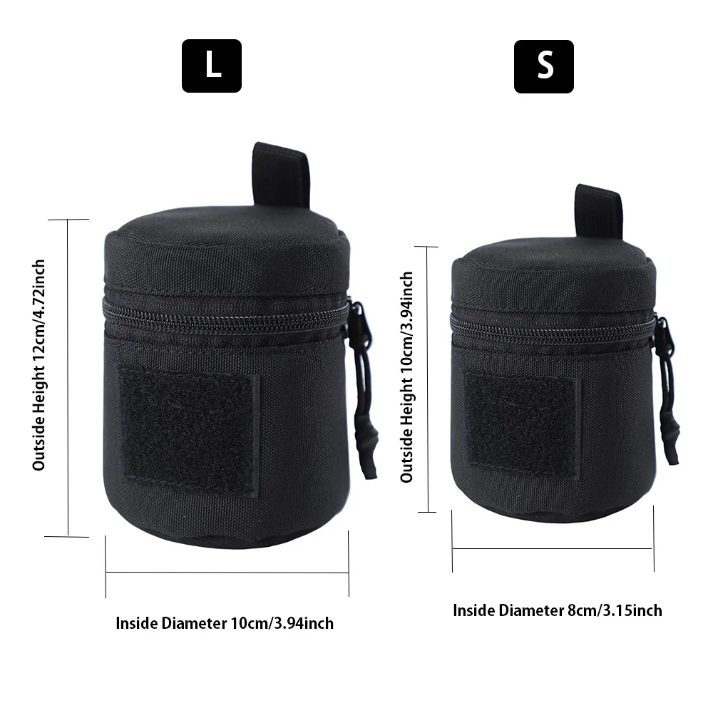 Water Bottle Bag Deerest Outdoor Water Cup Storage Bag Tactical Multi-Functional Storage Bag 1000D Portable Water Cup Protection for Camping