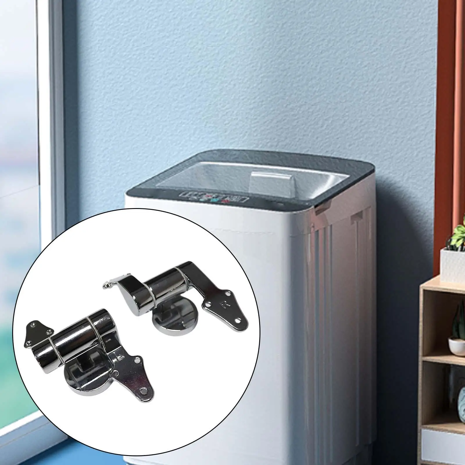 Toilet Seat Lid Hinge Durable WC Hinge Premium Multipurpose Adjustable Replacement Hinges for Toilet Seat Repair Bathroom