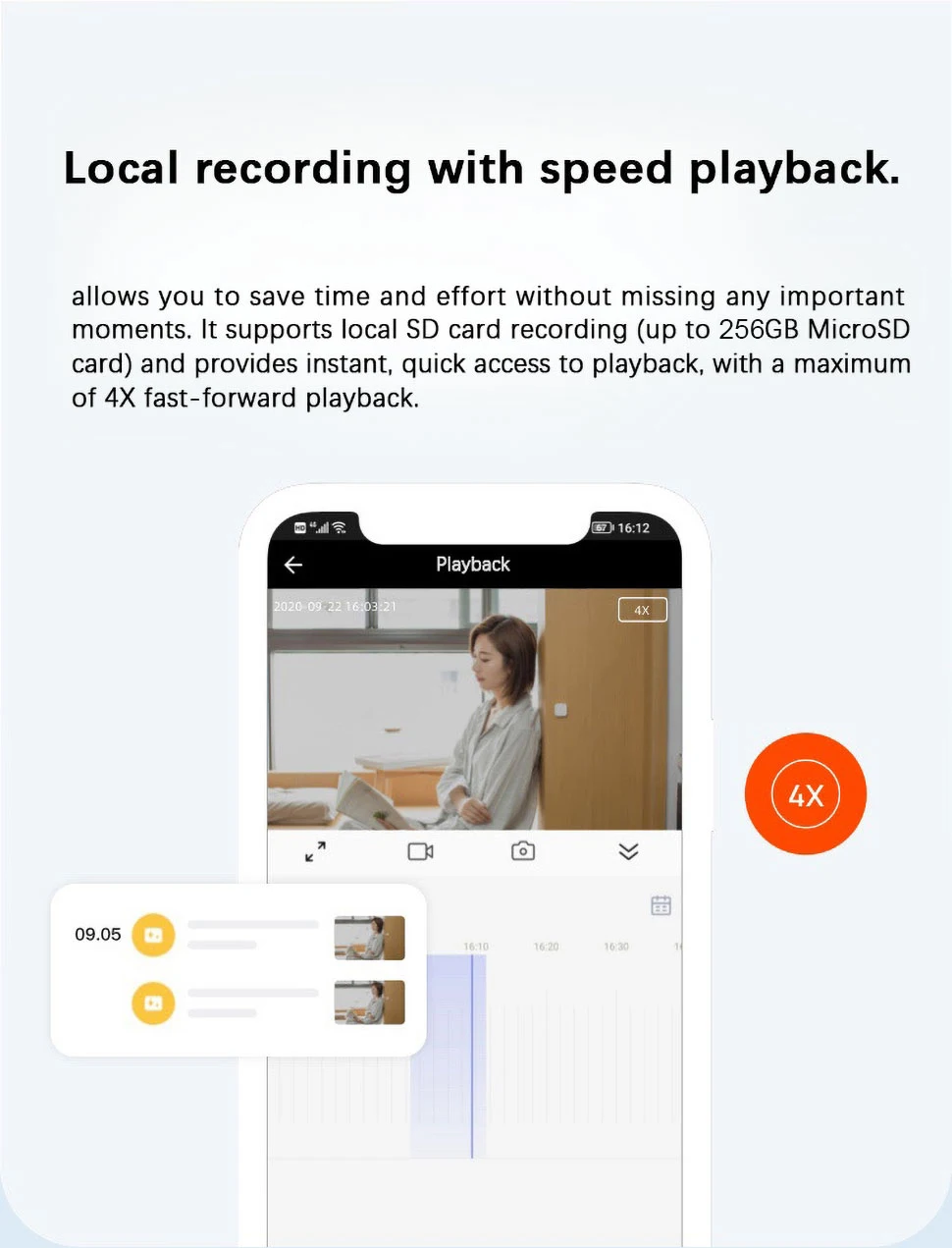 5MP WiFi Pan/Tilt Camera Work with Tuya Smart App Support Night Vision HD Video