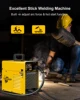 Haxiaoer MIG145 Welding Machine MMA/GASLESS MIG/LIFT TIG 120A Welder Flux Core Welder for Carbon Steel Stainless Steel 6