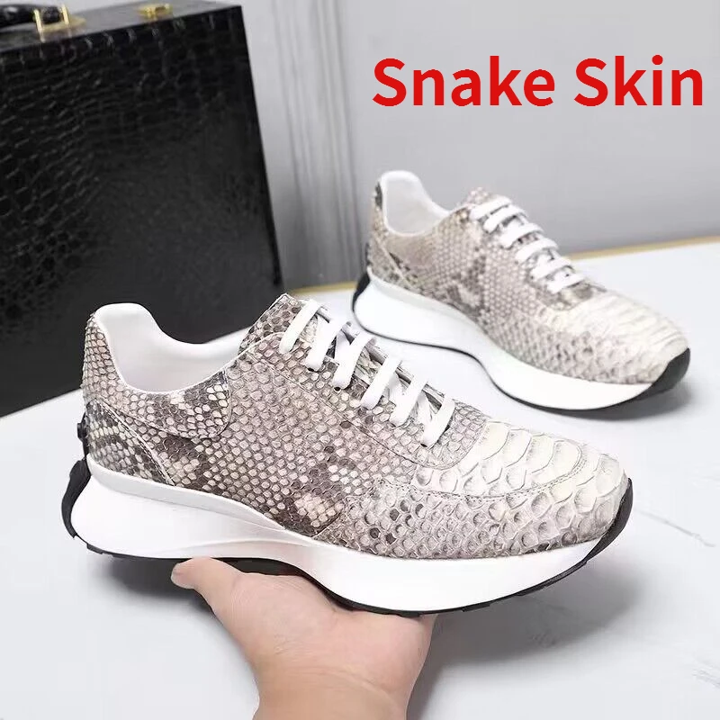 Snakeskin Shoes for Men Couple's Luxury Snake Skin Design