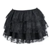 Sexy Layered Mesh Tulle Lace Mini Pleated Skirt Gothic Skirts Showgirl Party Dance Tutu Skirt Plus Size S-6XL 5