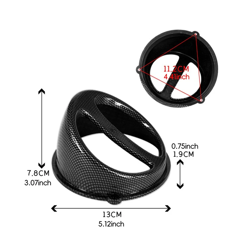 Motorcycle Scooter Fan Cover Air-Scoop Cap Air Engine Cooling System Mid-Frame Air Deflectors 1Pc for JOG50 90 DIO ZX GY6