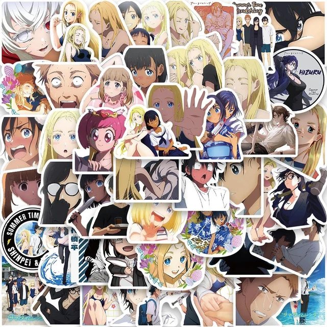 10/30/50pcs/pack Summer Time Rendering Cartoon Anime Decal