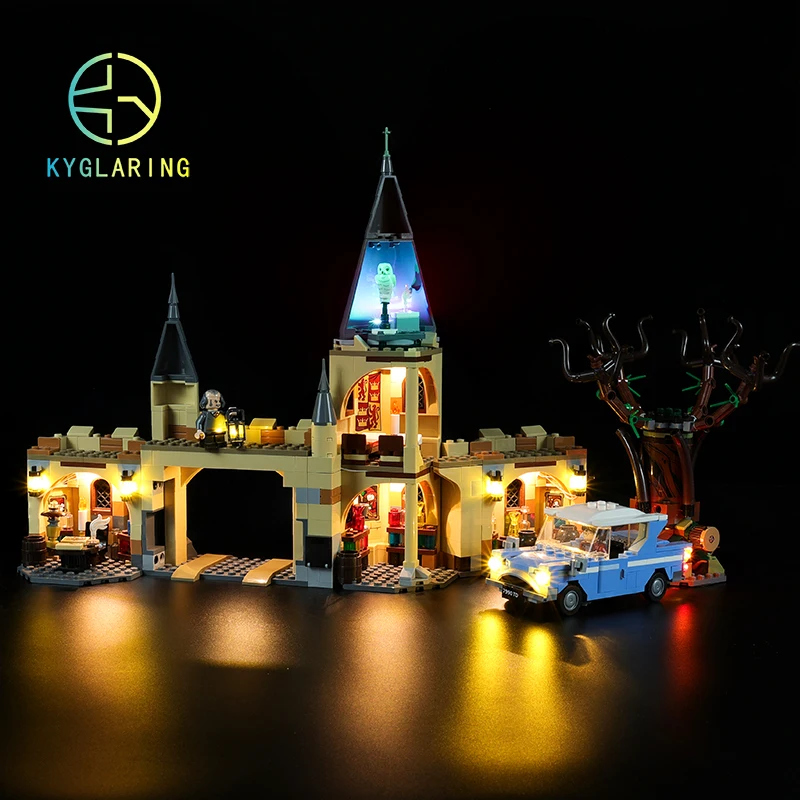 Kyglaring Set Di Illuminazione A Led Giocattoli Fai-Da-Te Per Salice 75953 Whomping (Non Includere I Blocchi)
