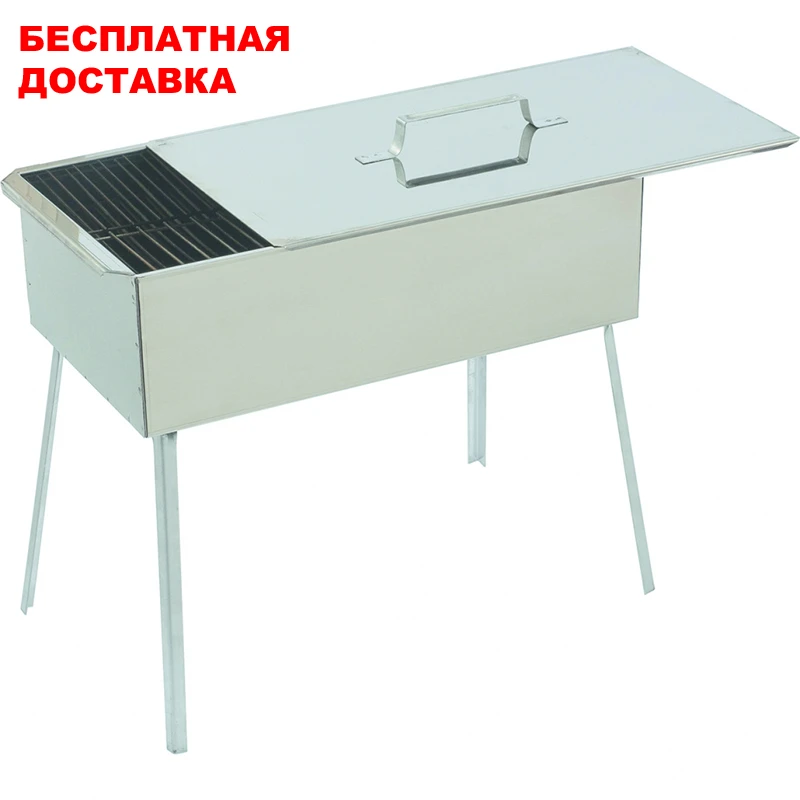 Коптильня PALISAD 69526 (Размеры 50x27x17.5 см двухярусная с поддоном жаропрочная