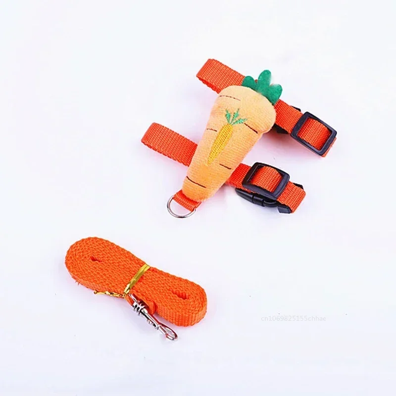 Walking Bunny Guinea Pig Harness Outdoor for Small Animals Cute Pet Rabbit Harnesses and Leash Hamster Chinchilla Accessories pet harness rabbit harness and leash set rabbit harness set small pet leash