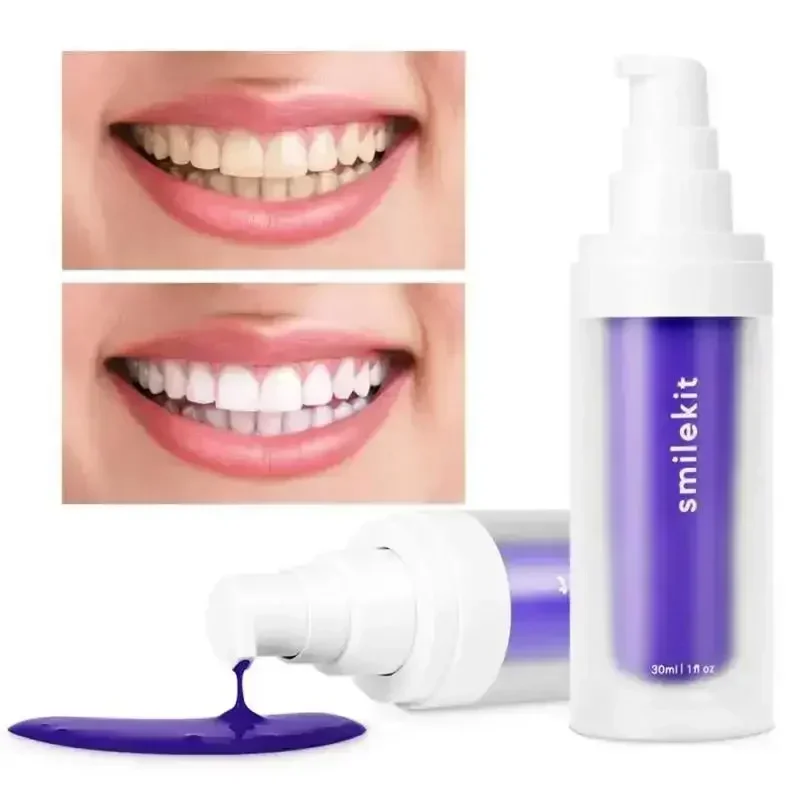 SMILEKIT V34 Whitening Toothpaste Remove Smoke Stain Remove Stains Reduce Yellowing Care For Teeth Gums Fresh Breath