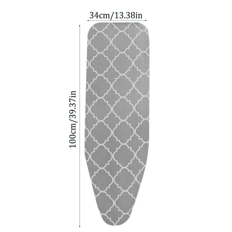 Ironing Board Cover Standard Thick Scorch Resistant Durable Elastic Edge Heat-Reflective