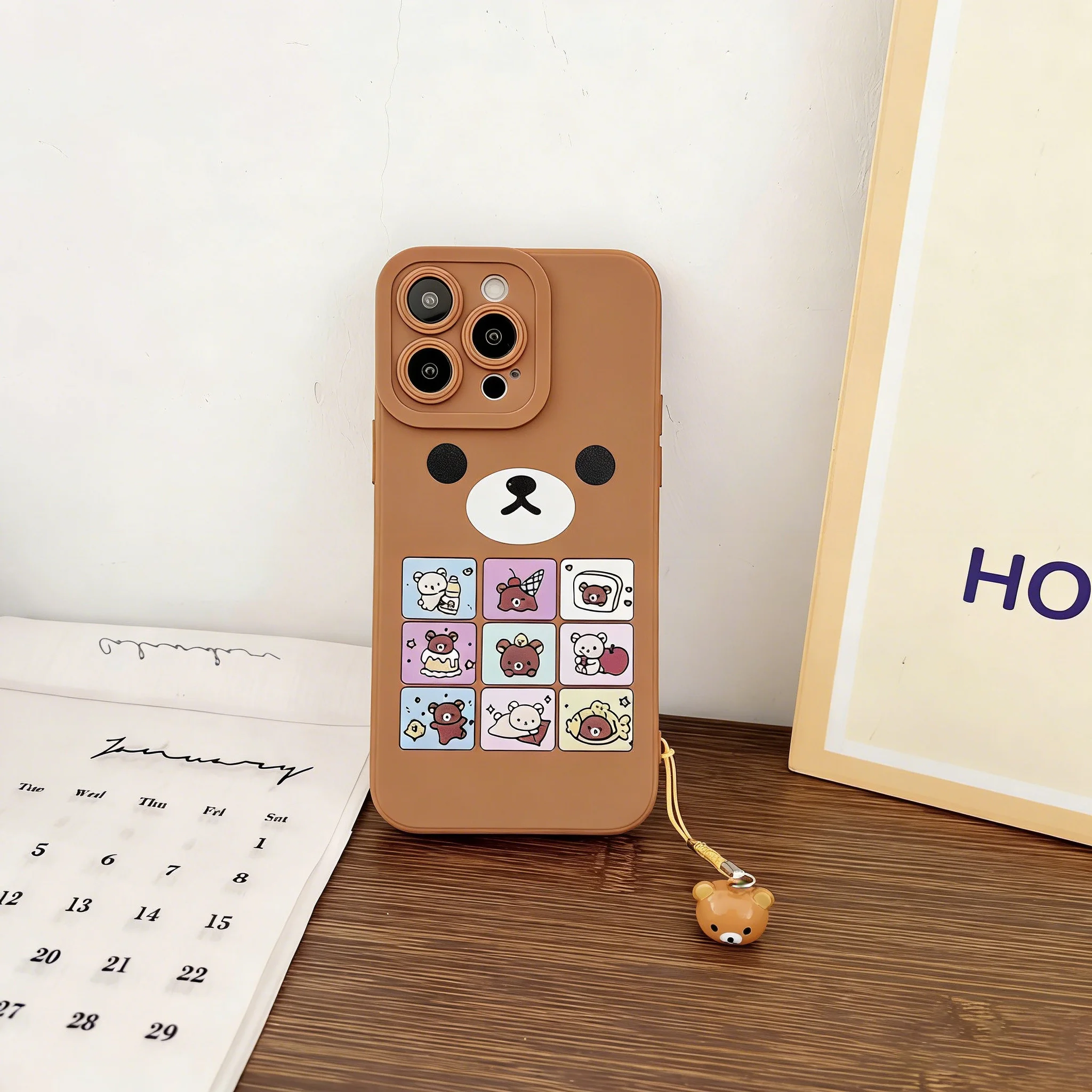 Cute Rilakkuma Case with Bell
