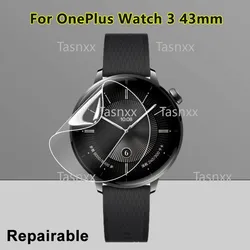 Ultra Slim Anti - Scratch Screen Protector for Smartwatch - Soft TPU Hydrogel Film (OnePlus Watch)