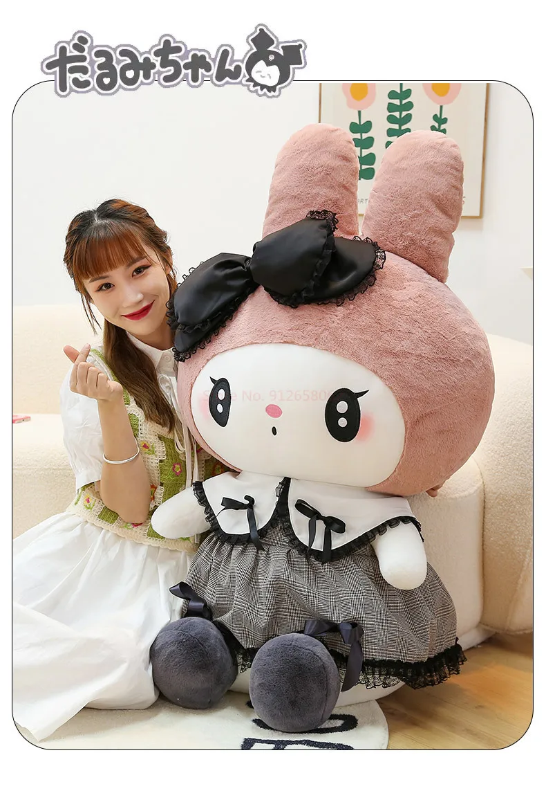 Tamanho grande Kuromi Melody Cinnamoroll Brinquedos De