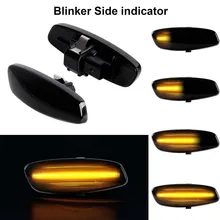 

2x Dynamic Flashing Led Side Marker Turn Signal Lights For Citroen C4 Picasso C3 C5 DS4 Peugeot 308 207 3008 5012 Indicator Lamp