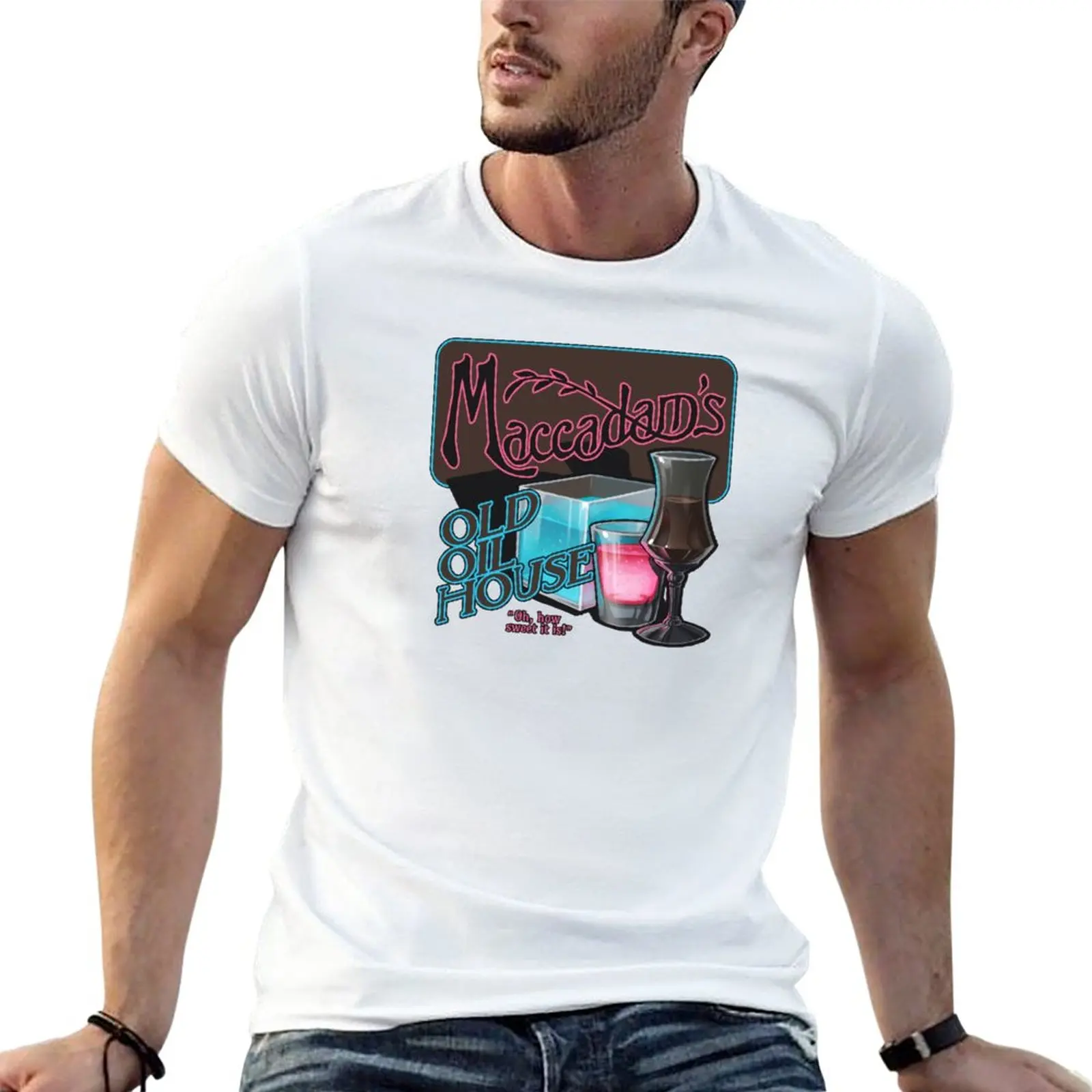 

Новая футболка Maccadam, летние топы, графическая футболка, футболки, графические футболки, футболки для мужчин