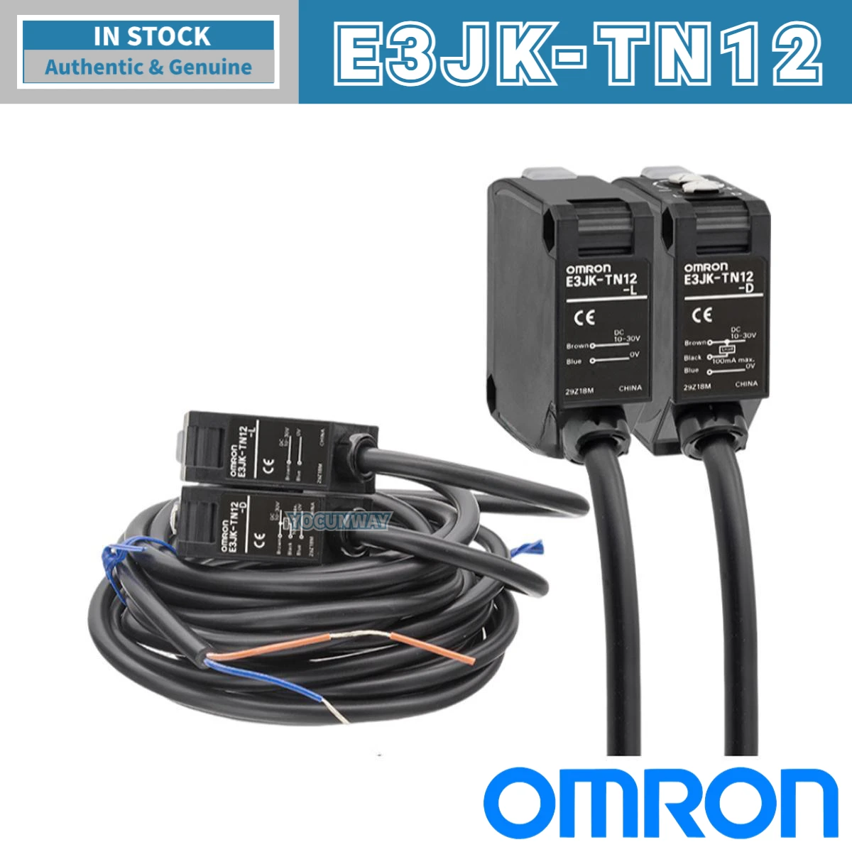 OMRON E3JK-R61 Photoelectric Switch オムロン New Authentic Original OMRON Photoelectric Sensor Switch E3JK-DN11