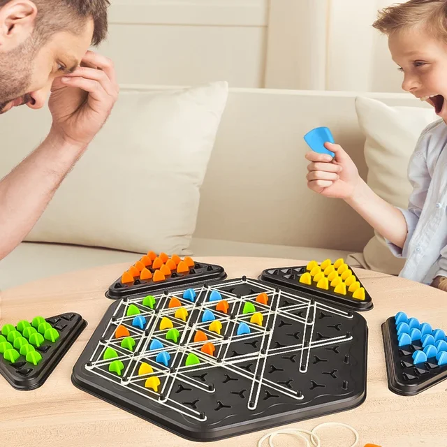 New Chain Triangle Chess Splendor Duel Board Strategy Game for Kids and Adults Fun Family Game Logic Chess Track Tables Game 1