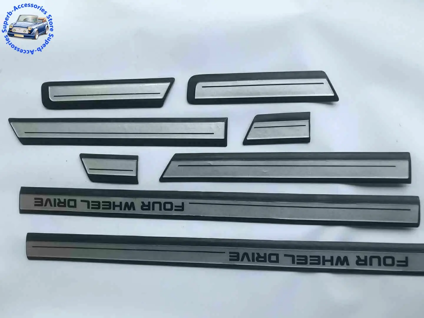 Car Wheel Drive Side Door Molding Guard 4X4 for Toyota Land Cruiser 80