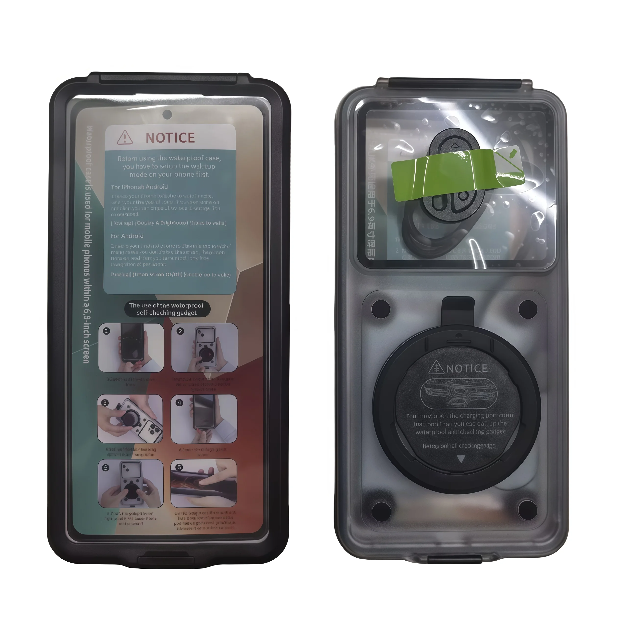 Universal 6.9-Inch Full-Wrap Waterproof Phone Case - IP68 Rated