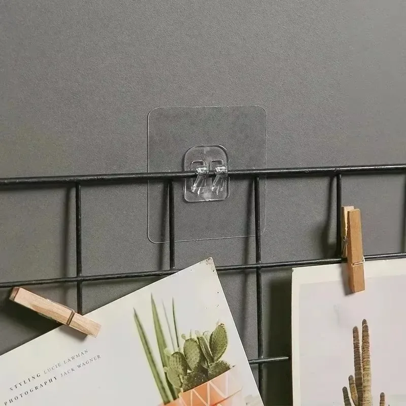 Adhesive Hook Waterproof Shelf Sticker for Bathroom Kitchen Wall Rack Storage