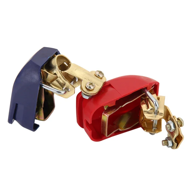 Car Accessories Universal 1 Pair 12V Quick Release Battery Terminals Clamps for Car Caravan Boat Motorcycle Car-styling
