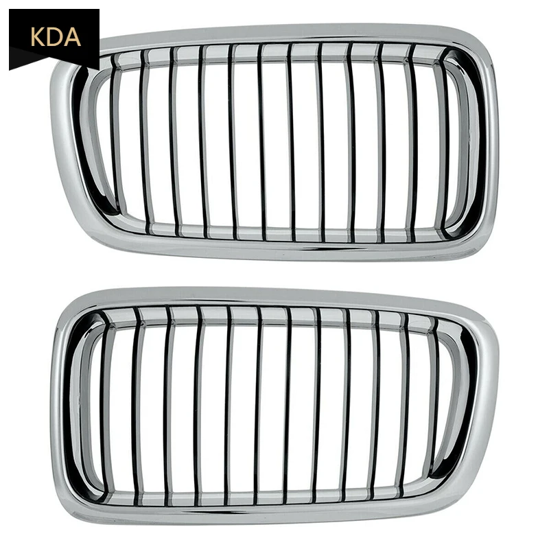 

2pcs Auto Front Chrome Grille Radiator Grill for BMW 7 E38 1994 1995 1996 1997 1998 1999 2000 2001 51138231593 51138231594