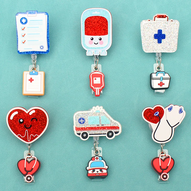 Shiny-Medical-Supplies-First-Aid-Doctor-Nurse-Style-Rotate-Clip ...