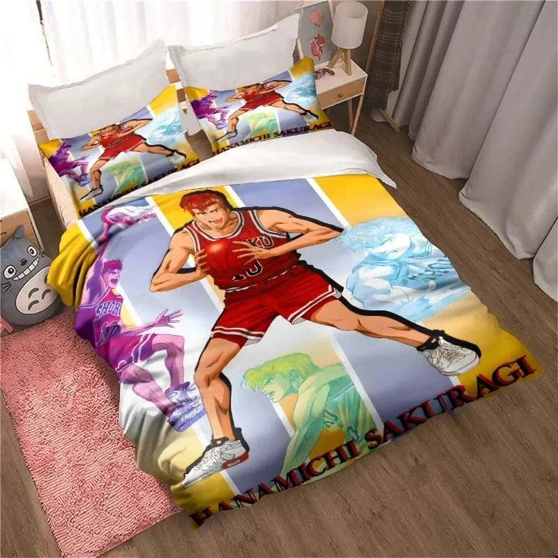 Slam Dunk Cartoon printed Bedding Sets exquisite bed supplies set duvet cover bed comforter set bedding set luxury birthday gift