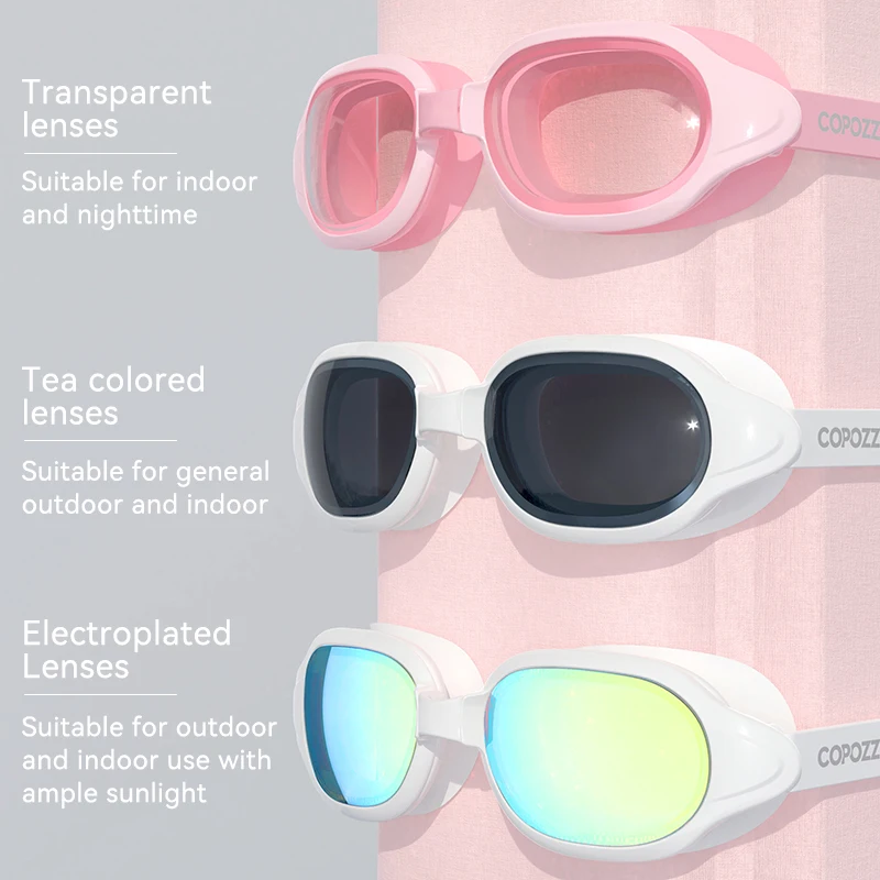COPOZZ Swimming Goggles Myopia 0 -1.5 to -7 Men Women Anti fog UV Protecion Waterproof Swimming Glasses Diopter Swim Eyewear 4