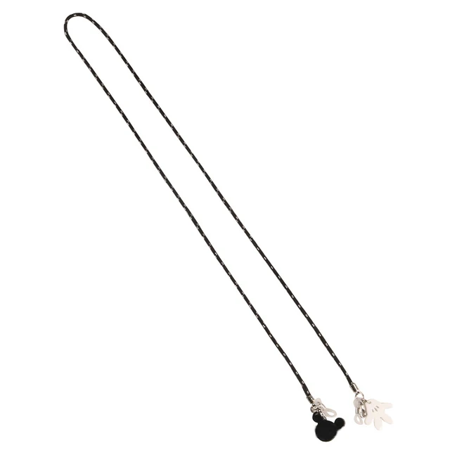 Face Mask Chain For Children Funny Cotton Glasses Lanyard Necklace Hangs Mouse Eyewear Chain Sunglasses Cord Jewelry Accessories Black Lanyard