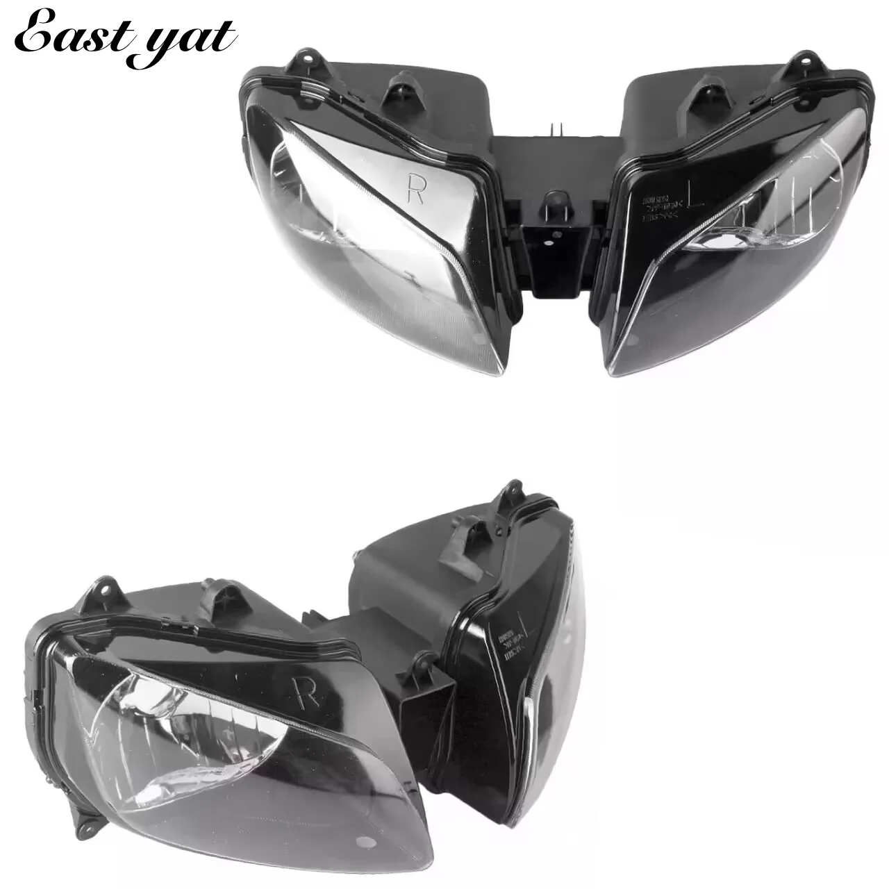 

Motorcycle Front Headlight Headlamp Housing Assembly Head Light Lamp Shell For YAMAHA YZF1000 YZF-R1 1998 1999 Black