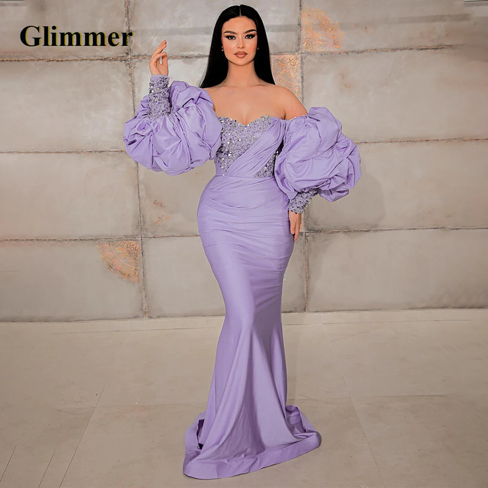 

Шикарные платья знаменитостей с рукавами-фонариками и блестками