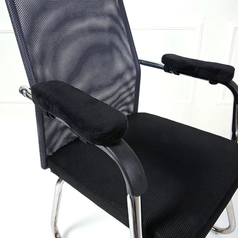 1/2pcs Chair Armrest Pads For Home Or Office Chairs For Elbow Relief Polyester Armrest Gloves Slip Proof Sleeve Pack Chair Cover