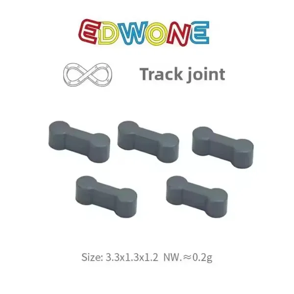 Kids Railway Toys Wooden Train Track Accessories Universal Plastic Blocks Clips Connectors Adapters fit for Brand Wooden Tracks