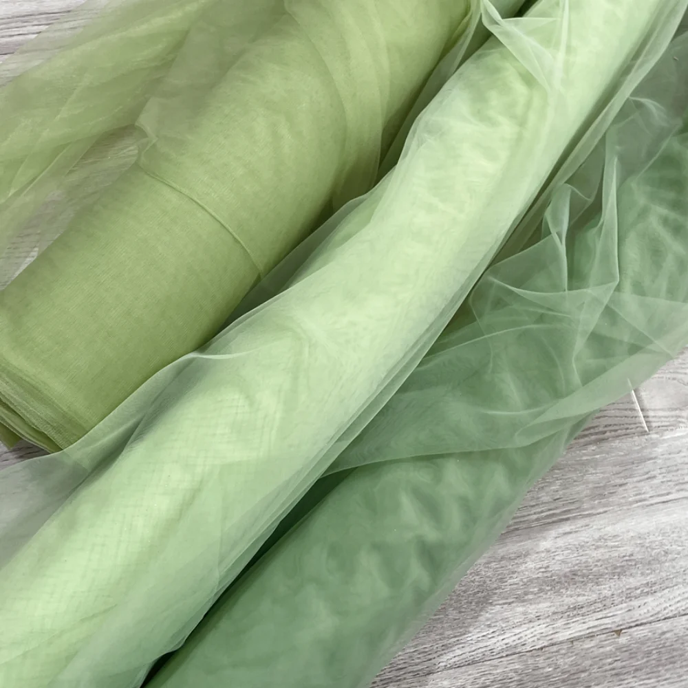 Mesh Fabric tulle fabric for Wedding Dress Decoration Bridal Gown Evening Gown Scene Setting 300/500cm*150cm