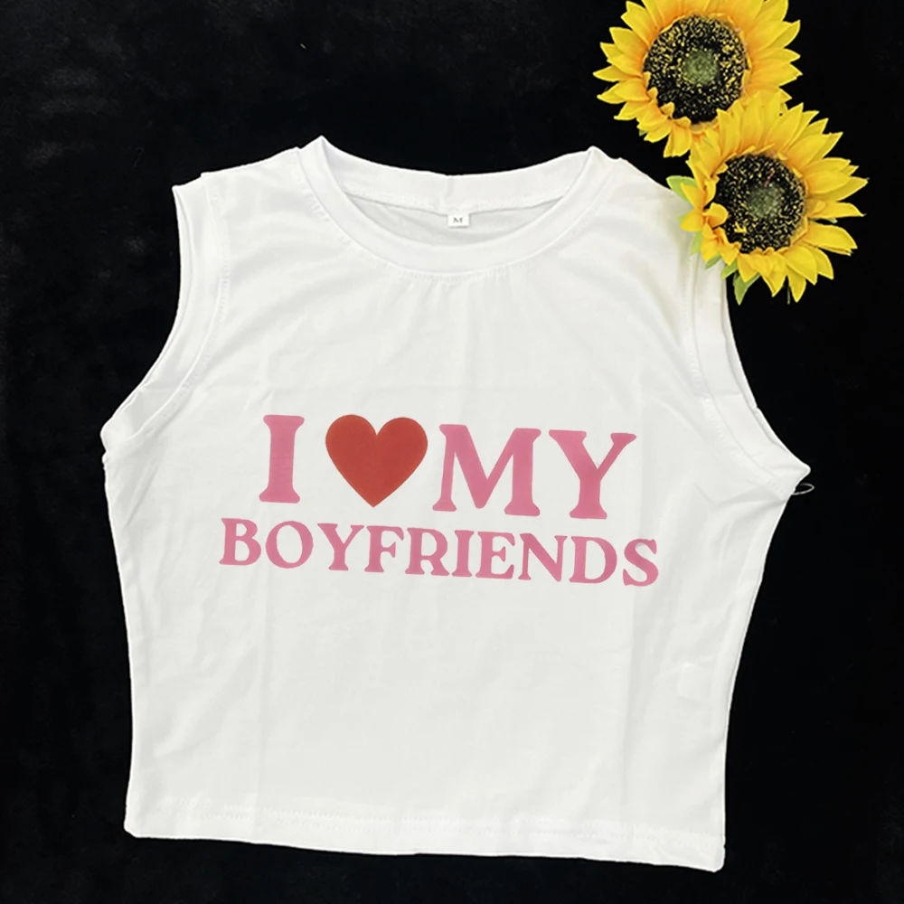 European and American style T-shirt summer new letter street trend short style women's wear