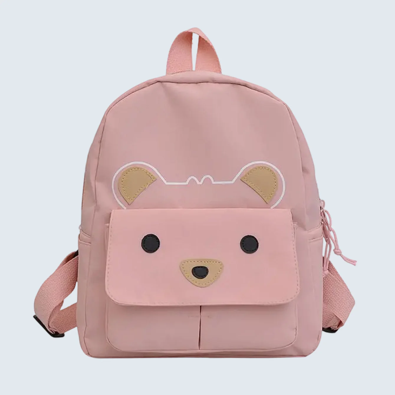 Adorable Bear-Inspired Backpack with Personalized Embroidery and Spacious Interior for Autumn Adventures and Everyday Use