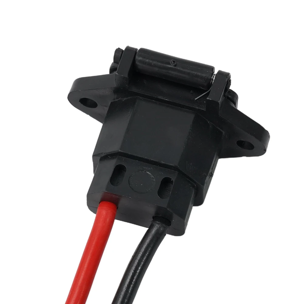

Practical Motorcycle Socket Charger Electrical 16cm Wire E Bike With Cable 1pcs ABS + Copper About 20CM Electrical
