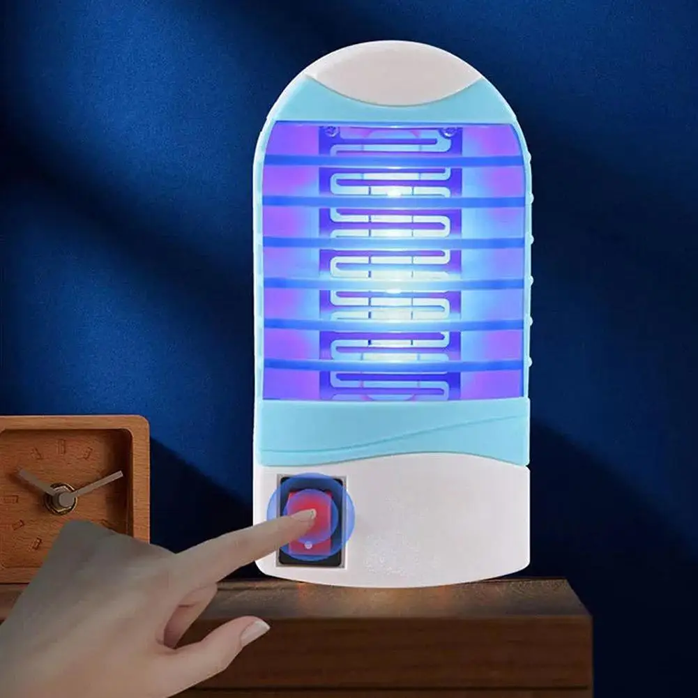Summer Electric Mosquito Light Worm Killing Blue Light Repellent Trap Mosquito Insect Mosquitoes Bedroom Outdoor Port M3G5