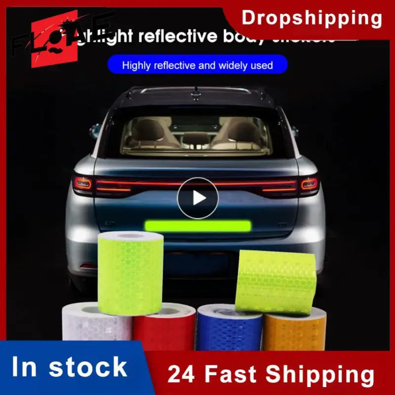 

1 шт., светоотражающая Автомобильная наклейка 100 см * 5 см