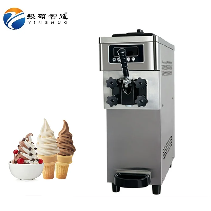 220V 60HZ YINSHUO Commercial ice cream machine for ice cream machine soft Ice cream maker machine